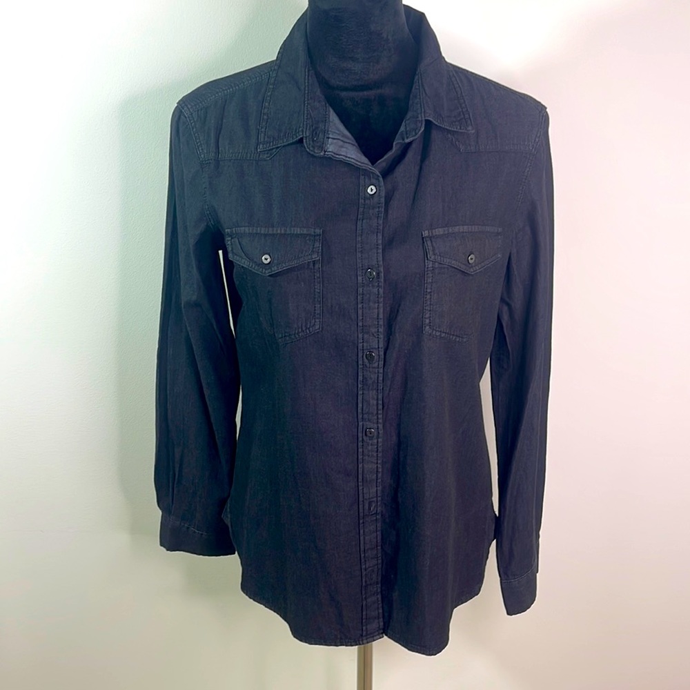 Button Down Jean Shirt